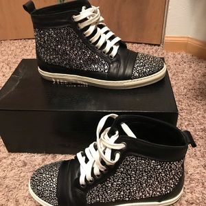 Roberto Guerrini crystal high tops